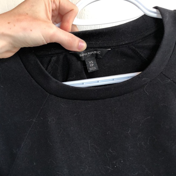 Banana Republic black & white loose tee - Picture 2 of 3